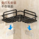 Bathroom triangular shelf without punching wall-mounted