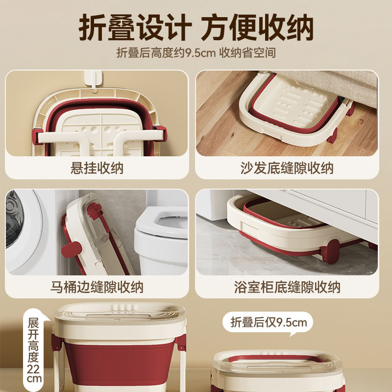 可折叠泡脚桶家用过小腿养生足浴桶便携式泡脚袋洗脚按摩足浴盆子,淘宝优惠券,粉丝福利购,淘宝优惠卷