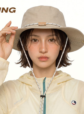 夏季渔夫帽子女2026新款防紫外线骑行户外遮阳防晒休闲运动帽子男