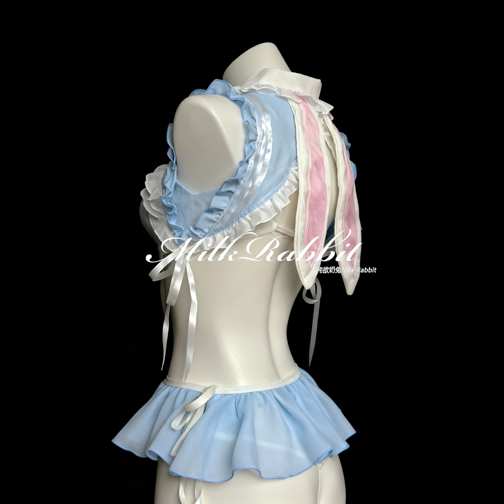 Cy奶兔「兔兔学妹」性感粉嫩可爱小兔兔睡裙 cos制服甜美日系套装,淘宝优惠券,粉丝福利购,淘宝优惠卷