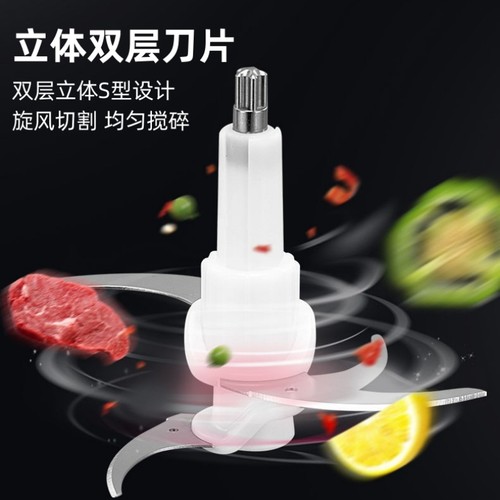 志高绞肉机家用打碎肉电动搅蒜器厨房多功能官方正品店zg-74a1.2L - 图0