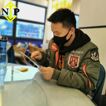 Strong Zhiling Cloud Atango Pilot jacket thickened warm cotton clothing topgun Alpha ma1 male and female jacket