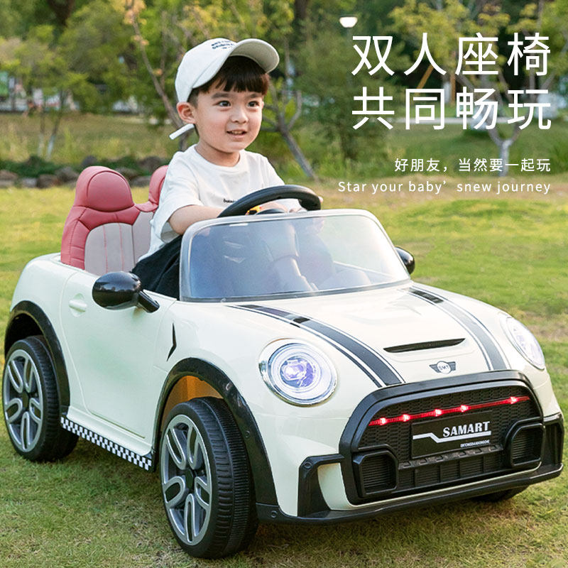 遥控车可坐充电小汽车男童电动车 梦启点儿童电动车