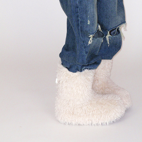 【冬季新品】littlegood日系雪地靴女新款毛毛靴冬季百搭短靴 - 图2