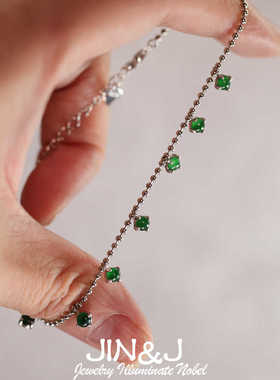 手链S925国风危地马拉翡CUI