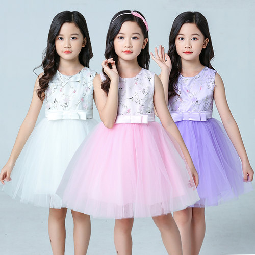 六一儿童节表演服装女童蓬蓬裙纱裙小学生朗诵幼儿园毕业照演出服 - 图3