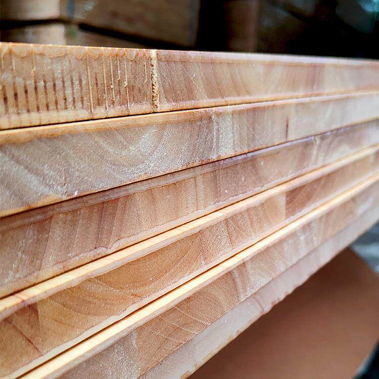 泰国18mm橡胶木uv免漆板实木过油指接板家具衣柜装修楼梯踏板板材