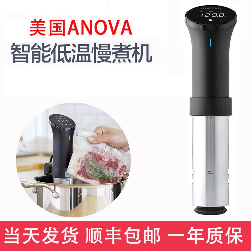 美國Anova Pro四代低温慢煮机牛排烹饪烹调棒分子料理商用大功率-图0