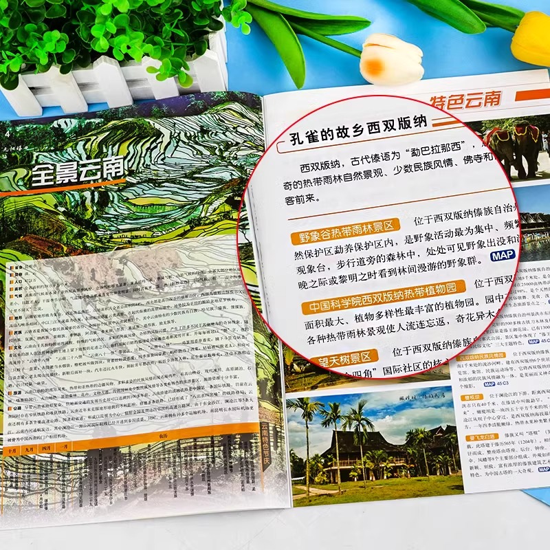 【七彩云南】 2024年新版云南省自驾游地图册 5条自驾线路遍及全省 107处人气目的地资讯信息72张美轮美奂的精彩图片 行车地 - 图1