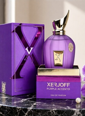 Xerjoff跨境外贸香水100ml中性阿拉伯香水purple紫色迪拜香水礼盒