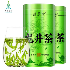 清承堂龙井茶2020新茶大佛龙井茶春茶散装浓香型茶叶礼盒装绿茶
