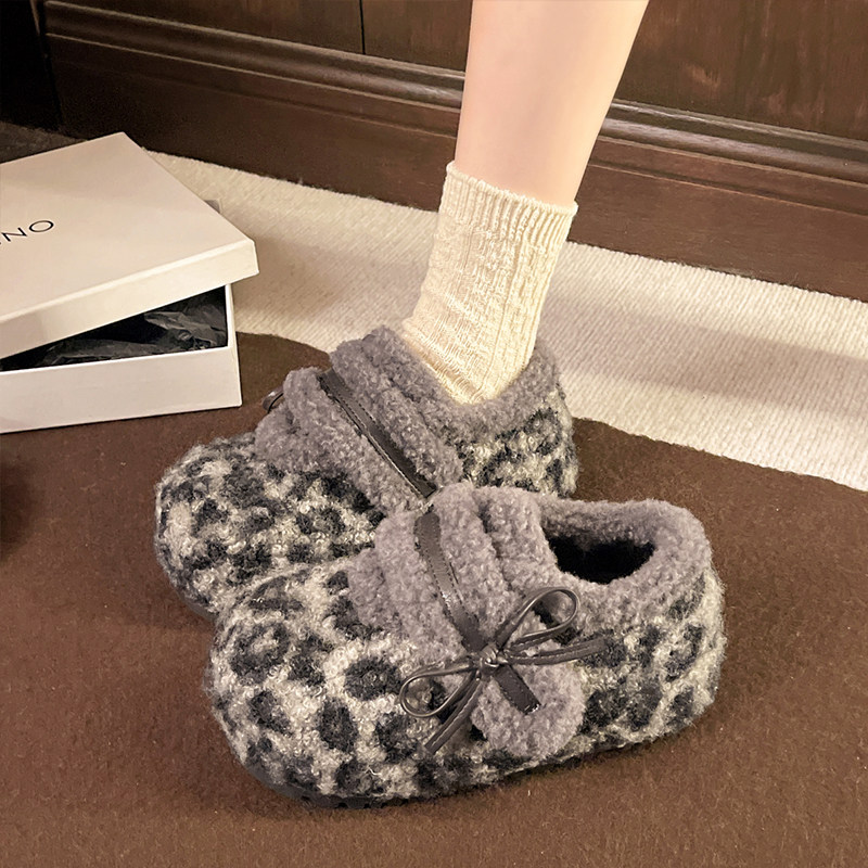 厚底内增高勃肯鞋女秋冬加绒休闲懒人一脚蹬毛毛雪地鞋保暖乐福鞋,淘宝优惠券,粉丝福利购,淘宝优惠卷