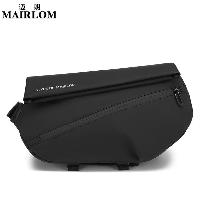 机能邮差包男新款休闲骑行潮包包 迈朗男士包袋