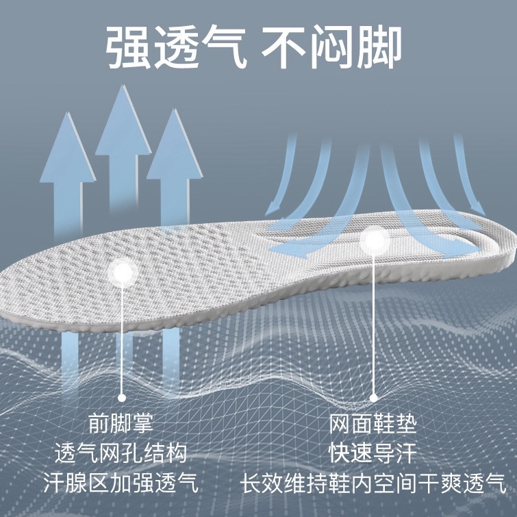 适配RICK OWENS鞋垫透气减震防滑软底瑞克欧文斯ro倒三角踩屎感-图0