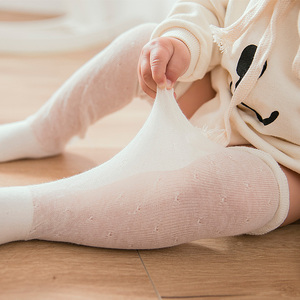 婴儿夏季薄款纯棉长筒袜