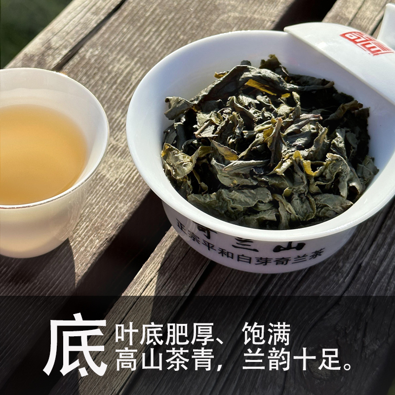 绿袋奇兰山平和白芽奇兰茶叶兰香型乌龙茶白牙奇兰 新茶 散茶500g - 图0