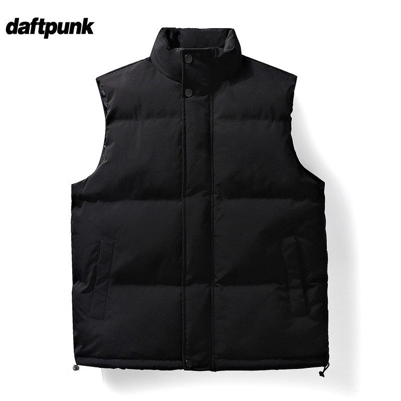 男生立领羽绒棉衣马甲秋冬纯色简约百搭工装外套女潮保暖马夹坎肩,淘宝优惠券,粉丝福利购,淘宝优惠卷