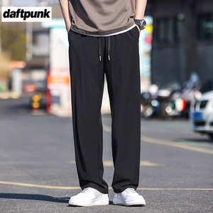 【拍两件】daftpunk疯庞克美式休闲裤
