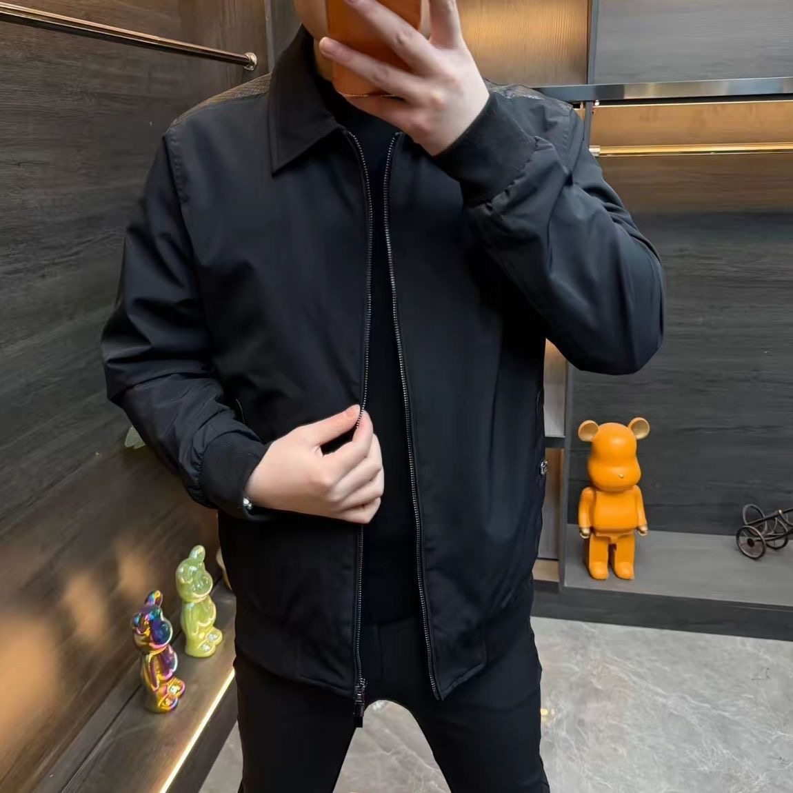 【现货】1963极简风翻领夹克男修身防风外套休闲百搭商务男装上衣,淘宝优惠券,粉丝福利购,淘宝优惠卷