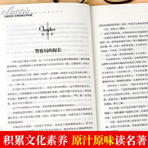 悲惨世界 原著正版 大仲马著 名家名译世界文学名著书籍 经典外国小说 初高中学生课外阅读小说原版读物小学生课外书 - 图2