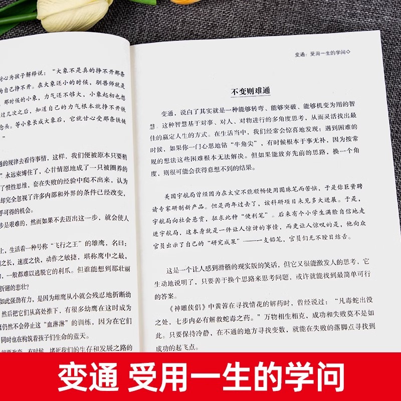 变通书籍正版 受用一生的学问 成大事者善于沟通 每天懂一点变通思维 为人处世的智慧书籍中国式人情世故职场社交人际交往哲学类书 - 图2