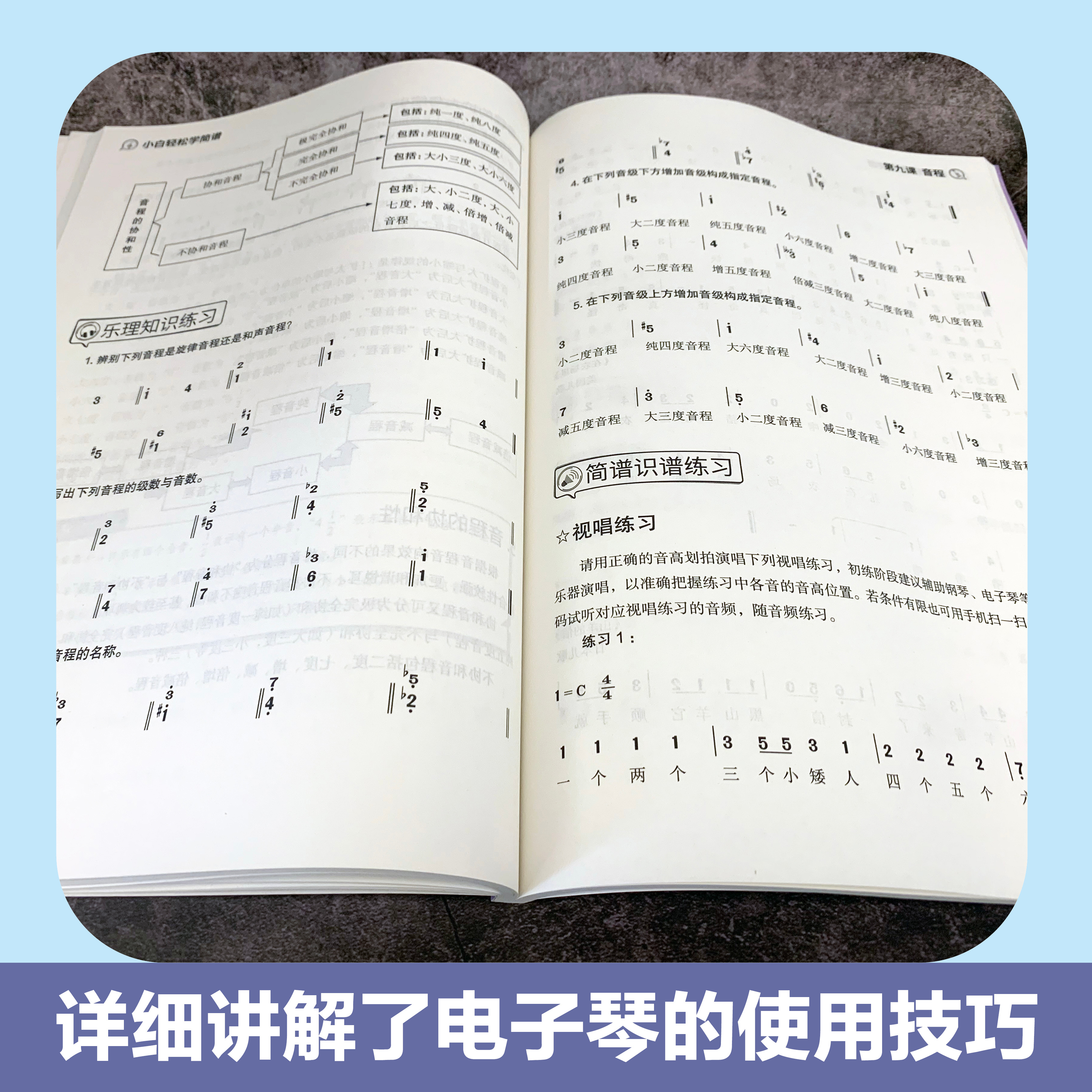 小白轻松学电子琴简谱版儿童初学者成年88键钢琴双排键卡西欧成人零基础自学入门教程女孩琴谱带指法带指法教材学生练习书籍-图1