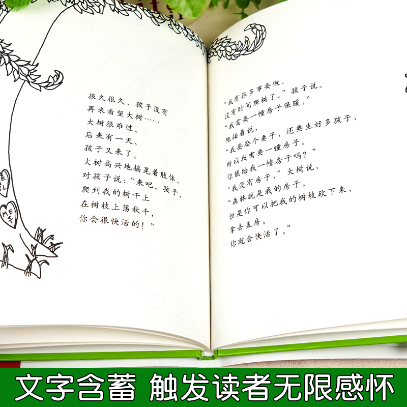 爱心树绘本精装硬壳故事书儿童书3-6-8岁幼儿园小学生一二三年级课外阅读非注音版图书绘本馆-图2