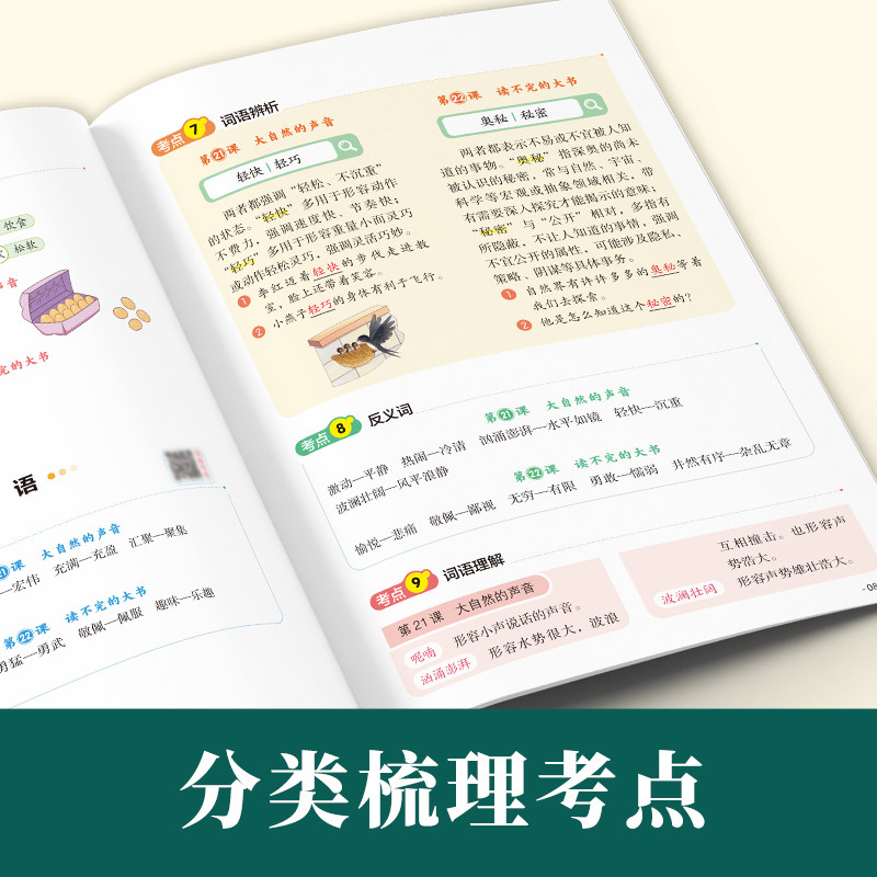 2024小学语文考单元知识全归纳人教版 小学生一二三四五六年级上下册年级知识点汇总大全阅读技巧全覆盖总结单元归类复习资料开心