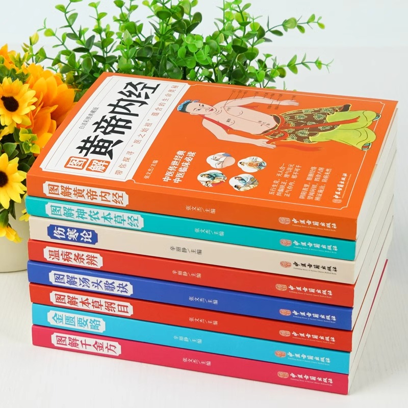 本草纲目黄帝内经神农本草经温病条辨汤头歌诀千金方伤寒论张仲景正版中医书籍大全彩图典藏版杂病论医药大全中草药中药养生8册 - 图0