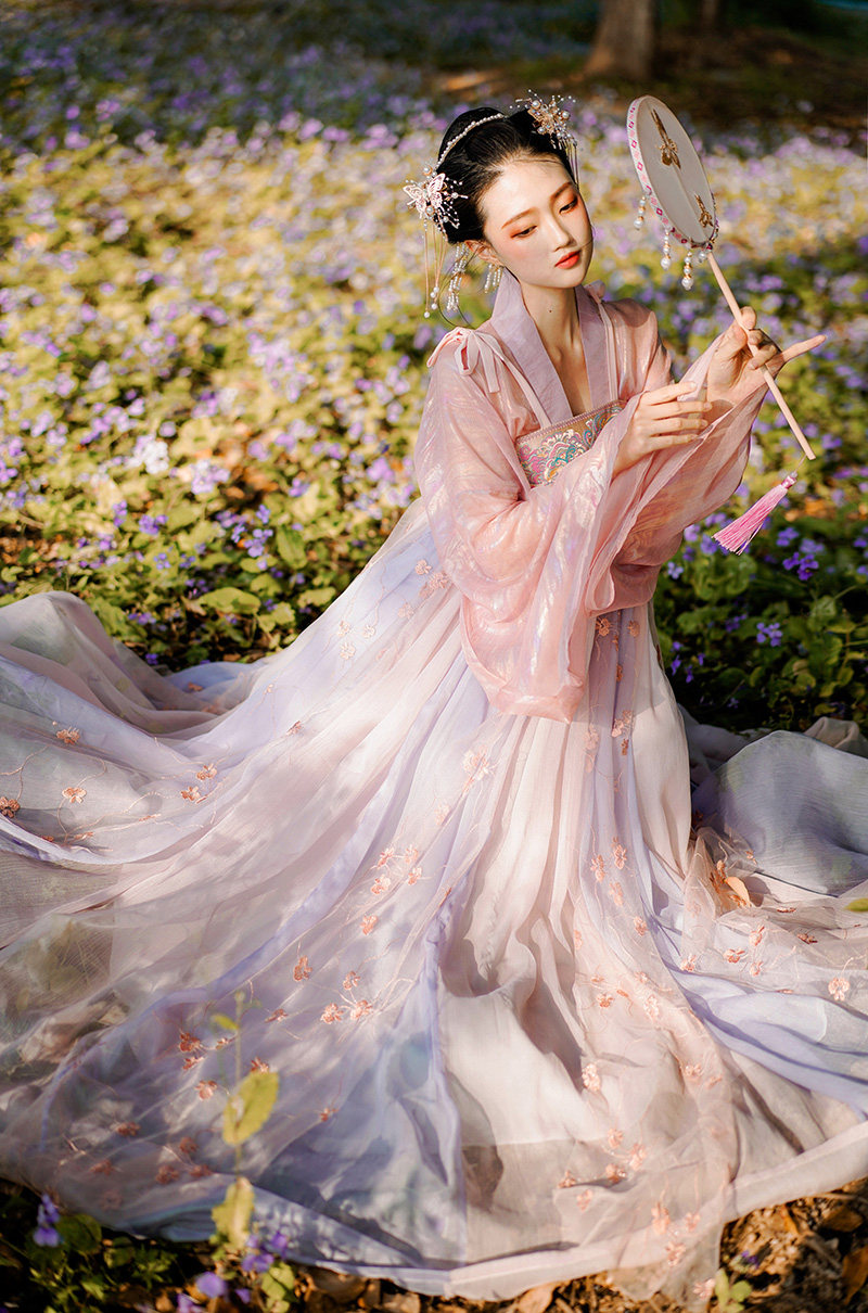 陛下兰他惜原创汉服新品齐胸连衣裙 陛下兰他惜汉服