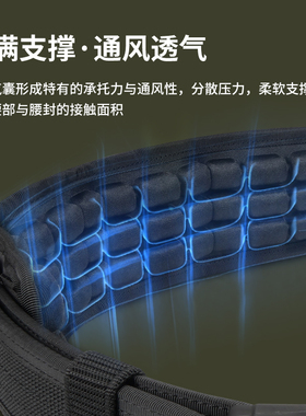 JFT分段式气垫腰封腰带配件
