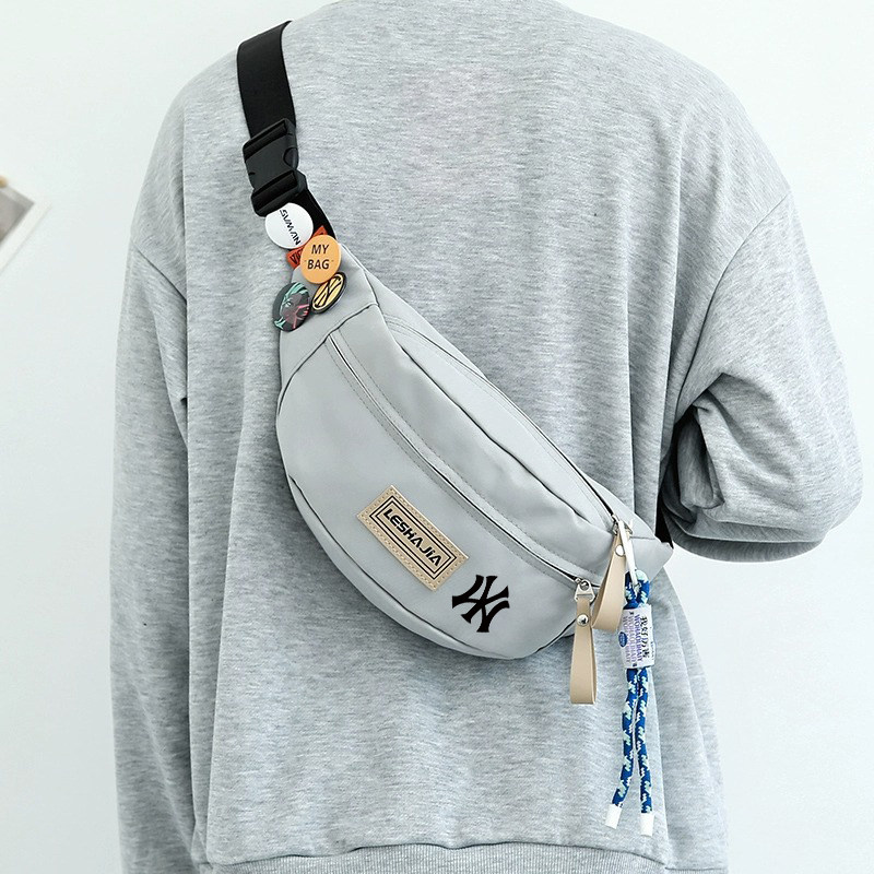 潮牌联名单肩包胸包男士斜挎男款运动休闲2025新款夏季手机腰包女,淘宝优惠券,粉丝福利购,淘宝优惠卷