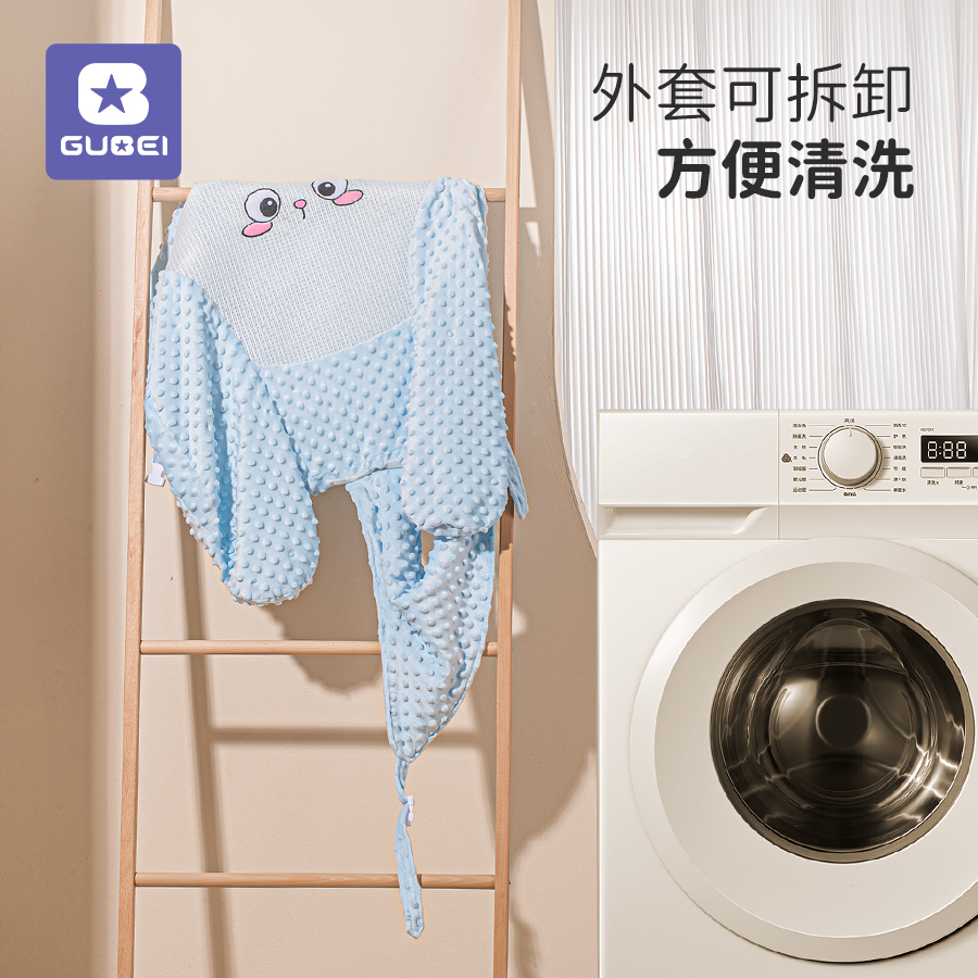 排气趴睡安抚宝宝肠胀气绞痛飞机枕 咕呗婴童枕头/枕芯