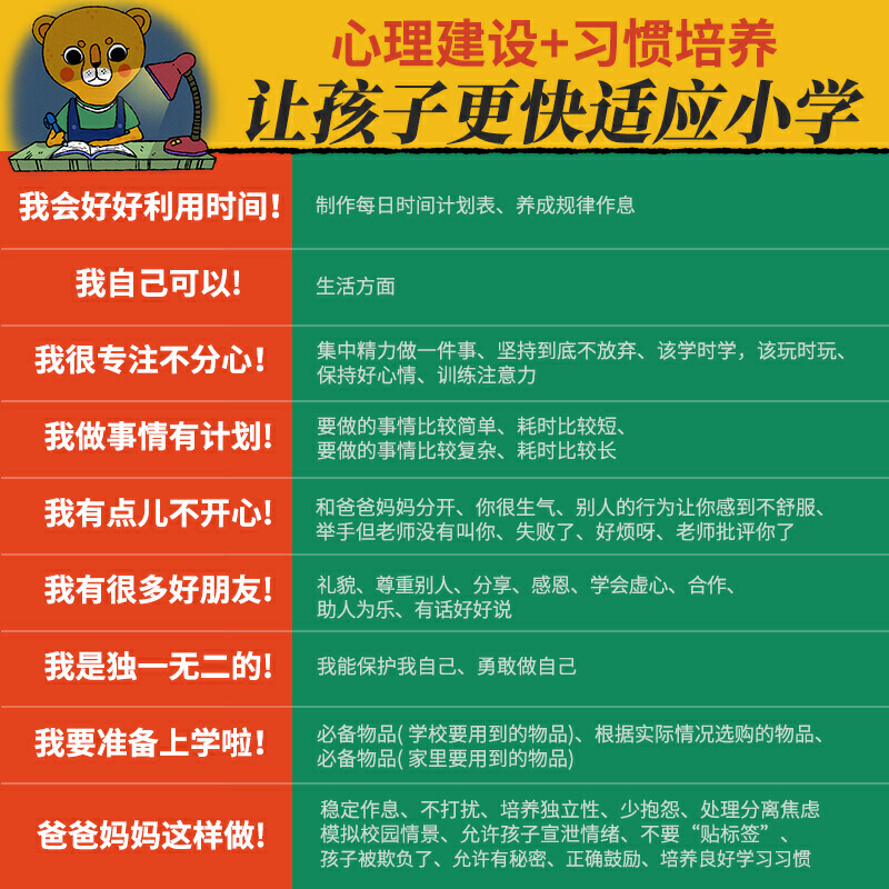 正版】歪歪兔幼小衔接第一课4册JST数学和思维拼音和识字阅读心理习惯课堂学前启蒙训练儿童早教6岁幼儿园大班教材练习册书本作业