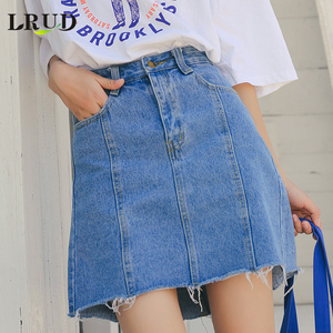 LRUD韩版高腰半身裙