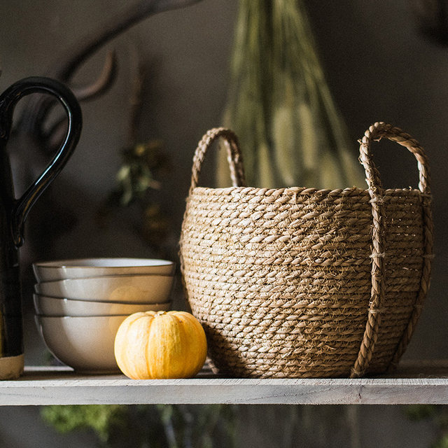 Juhan simple style natural soft decorative basket