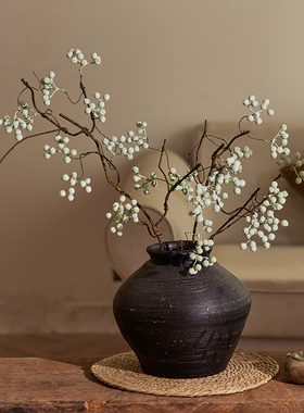 仿真花马桑果假花束摆设干花客厅