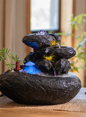 清仓特惠仿真石头佛像风灯摆件