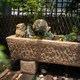 Juhan old stone trough running water ornaments stone grinding fish tank courtyard