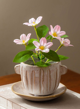 仿真花假花装饰客厅餐桌花艺盆栽