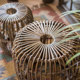Natural rattan stool imported from Indonesia