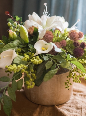 高档手捧花餐桌花束摆件装饰花艺