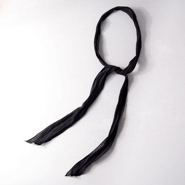 Linen silk scarves for women 2025 new solid color silk scarves for men and women long waistbands and scarves with long decorative strips