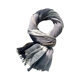Autumn and winter Japanese casual color block scarf for men