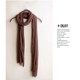 Spring and autumn black slim scarves for men and women are soft and comfortable