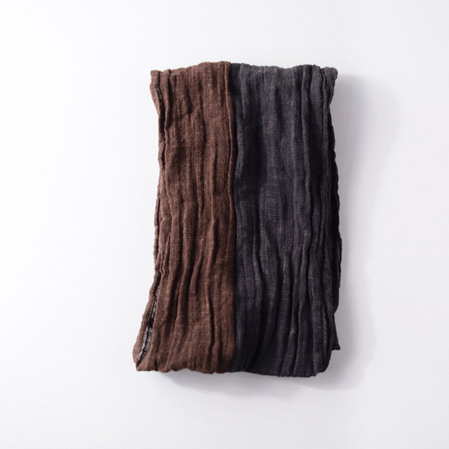 Small size Japanese men's and women's cotton and linen scarf decoration