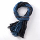 Autumn and winter color block Korean style women's scarf