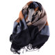 Personalized striped color matching high-end scarf for men and women
