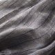 Cool gray striped retro solid color cotton and linen scarf