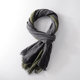 Fashionable Japanese personalized color matching cotton and linen men's scarf